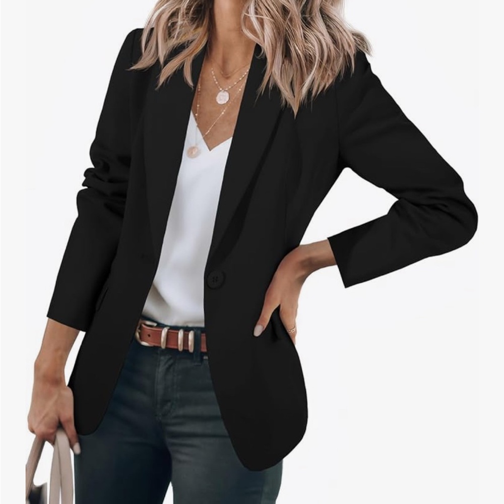 Elegant Black Women's Blazer